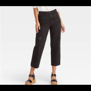 Universal Thread™ Women's Vintage Straight Jeans-Black